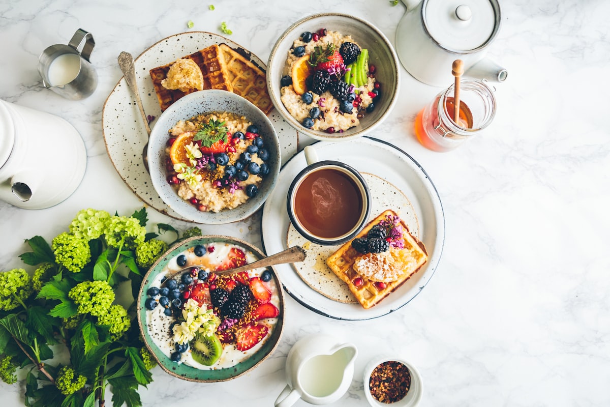 Sleep-themed photo: breakfast morning — a Sleep, Finally guide to morning routine for better sleep light comes first