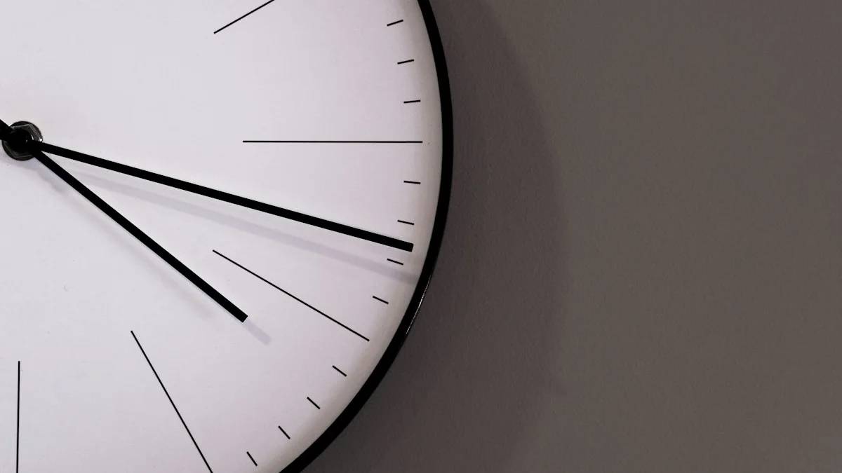 white analog wall clock at 11 00 — a Sleep, Finally guide to Why Forward Rotation Is Easier on Your Body